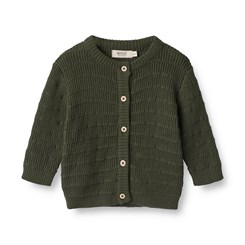 Wheat Knit cardigan Villy - Forest night
